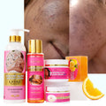 Lemon Soap Vegan Face Whitening Cream Lightening Serum Anti-Acne Brightening Korean Style All Skin Types Private Skin Care Set