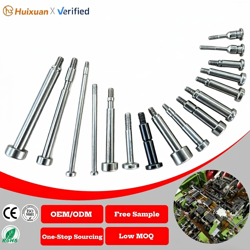 OEM ODM CNC Precision CPU Cooler Mounting Spring Screws Stainless Steel Heatsink Shoulder Screws for Computer Case Components