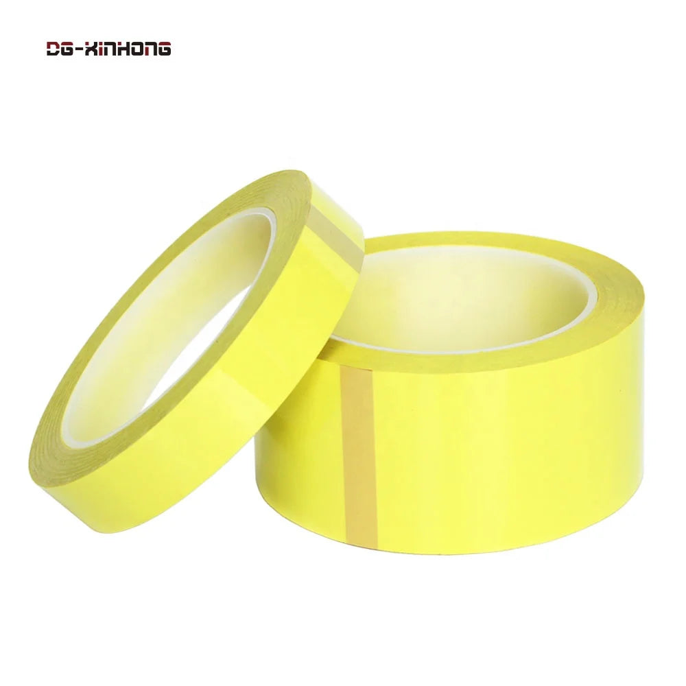 2- High Temperature Heat Resistant Light Yellow Mara Polyester PET Acrylic Adhesive Mylar Transformer Electrical Insulation Tape
