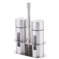 Spice Jar Rack Organizer Countertop Herb and Spice Bottle Rack Pepper Salt Organizer with Metal Stainless Steel Spice Jar