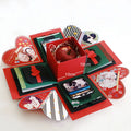 DIY Handmade Luxury Sweet Santa Surprise Cosmetics Christmas Decoration Gift Paper Box Kraft Paper with Embossing & UV Coating MegaBDM