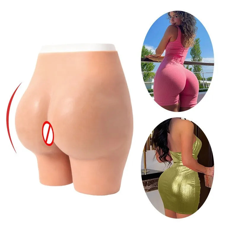 Seamless Artificial Silicone Panties Plus Size Butt Pads and Hip Shaper for African Women Shape Wear with Padded Buttock