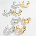 Personality Statement Jewelry Bracelet for Ladies Pearl Gold Plated Silver Hip Hop Party Geometry CCB Opening Bracelet Bangles