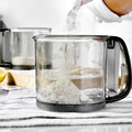 Plastic Baking Tool for Kitchen Accessories Semi Automatic Hand-held Flour Sifter Multifunctional Sugar Powder Strainer
