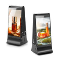 Remotely CMS Control WiFi Dual 7 Inch LCD Double Side Digital Kiosk Restaurant Tabletop Digital Menu Advertising Display