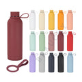 2025 Trending Matte Rubber Water Bottle 17oz Double Wall Thermal Insulation Reusable Vacuum Flask for Office/Gym/Outdoor