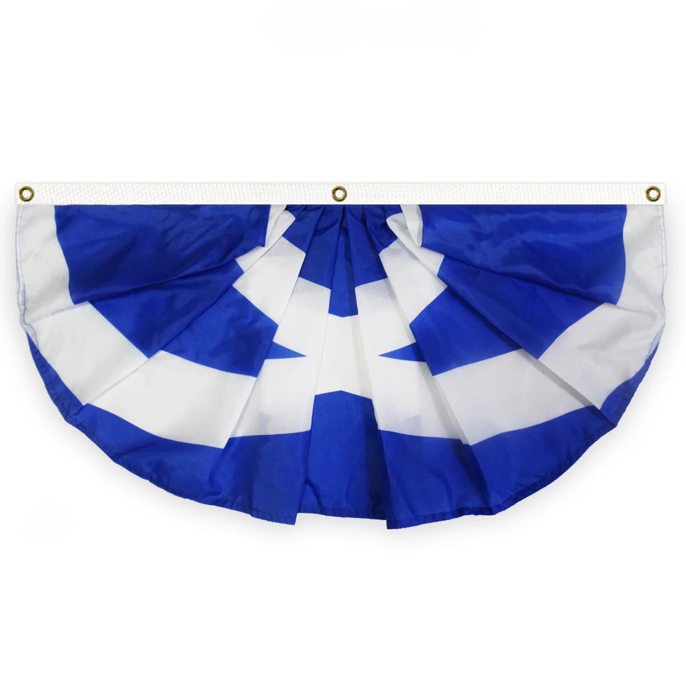 2022 New Goods 40x90cm Polyester Scotland Flag Half Fan Banner Flag