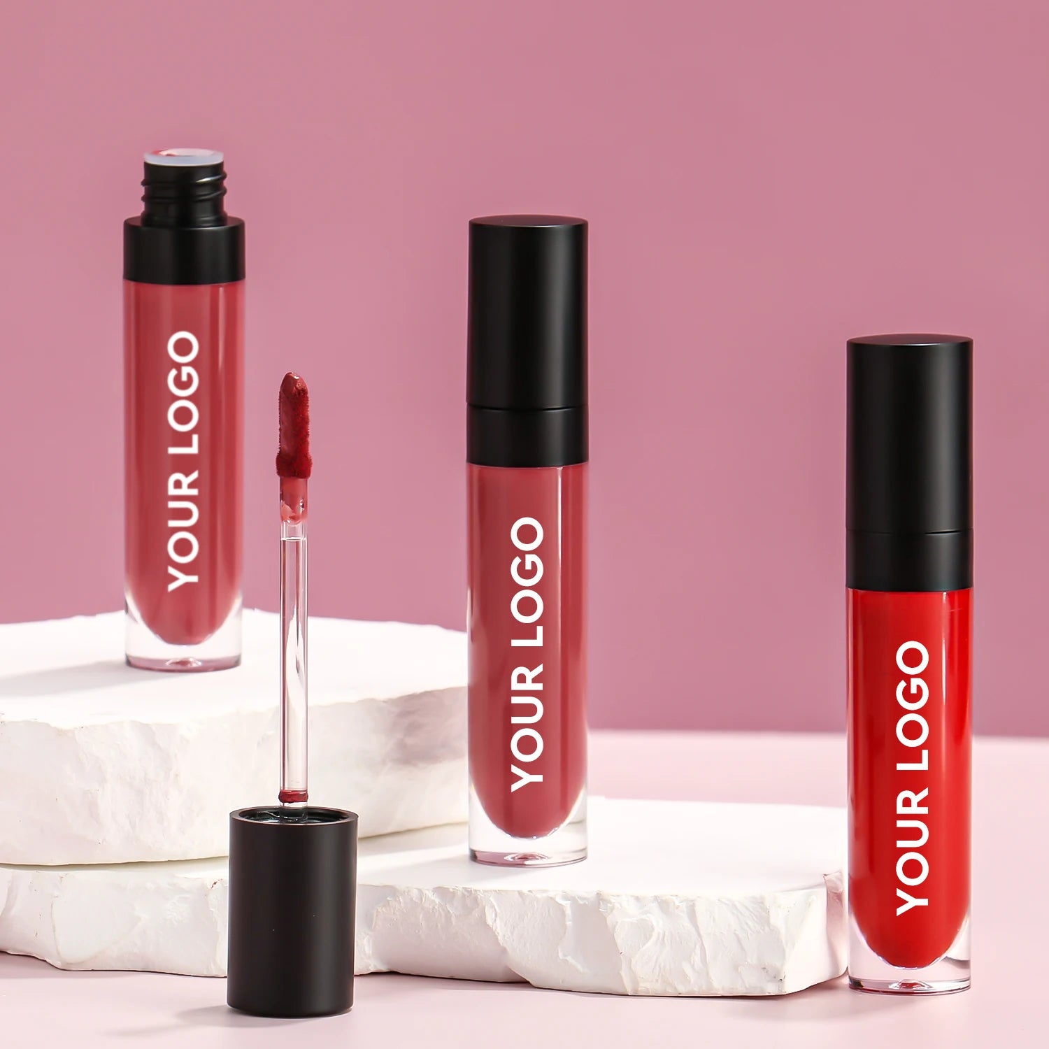 Custom Lip Gloss Waterproof Make up Lipgloss Vegan Glossy Lip Gloss Long Lasting Empty Lip Gloss Tubes