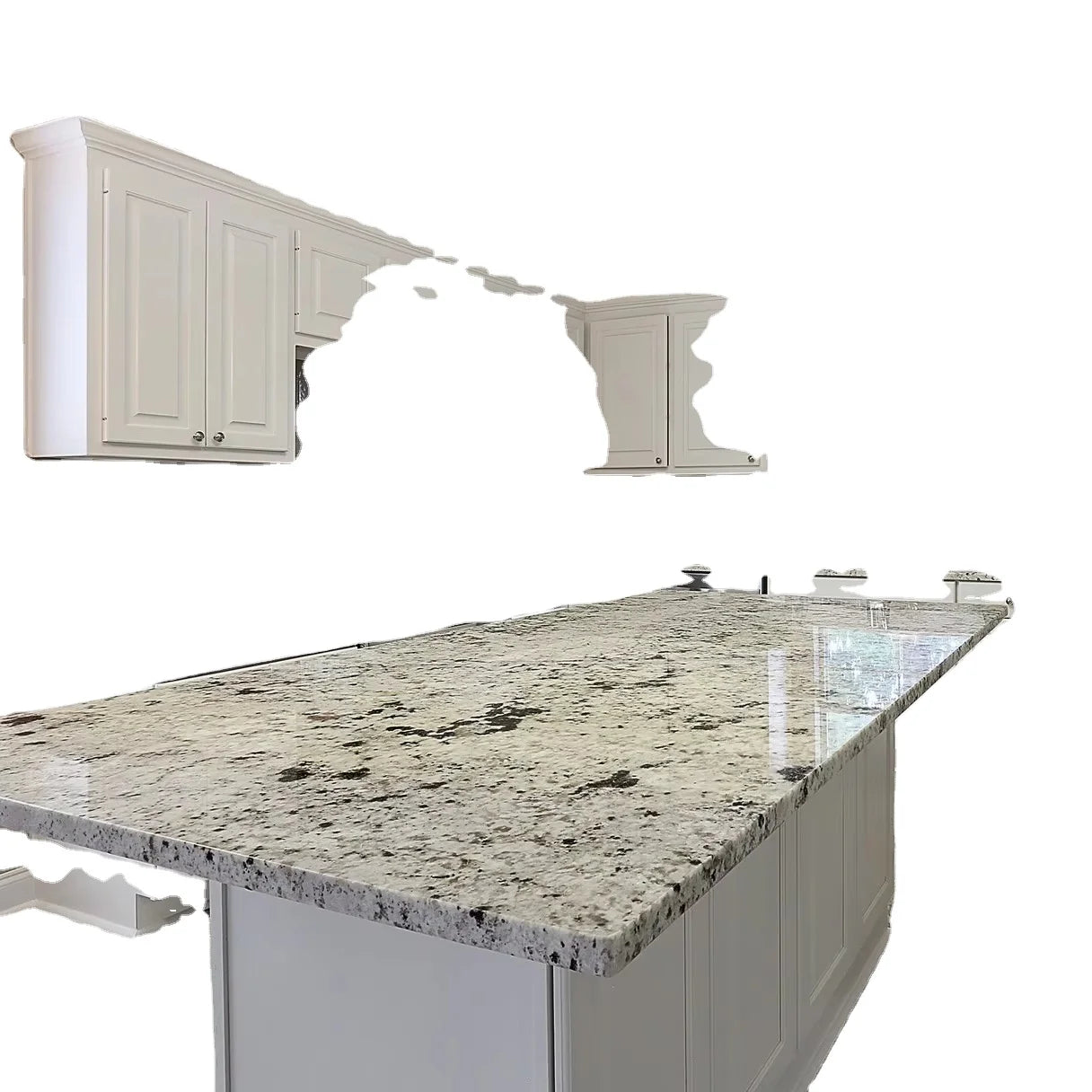 Polished Indian White Star Galaxy Granite White Galaxy Big Slabs of Competitive Price for Kitchen Counter Tops