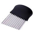 Stainless Steel Crinkle Cutter Knife Potato Knife Cutter French Fry Slicer Potato Cutter Fruit Vegetable Wavy Chopper Knife