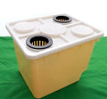 C68 Indoor Garden Hydroponic Dutch Bucket with 0/1/2/4 Holes Cover Bato Bucket Planter for Growing Tomatoes and Herbs