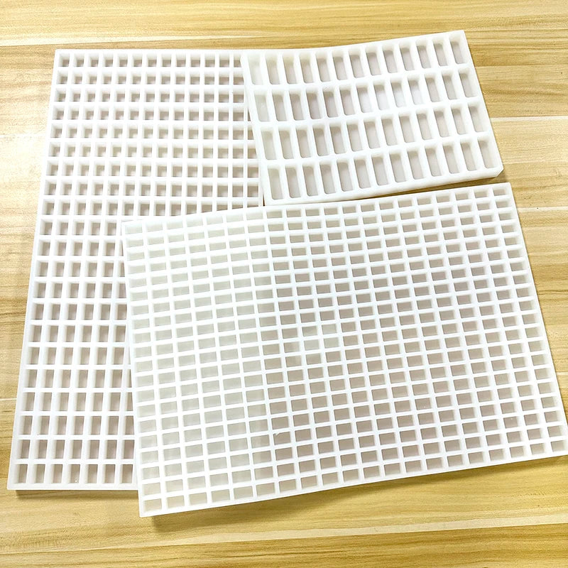 625 Cavity Square Silicon Whiskey Ice Cube Tray Chocolate Truffles Pralines Gummy Jelly Fondant Mould Caramel Candy Molds