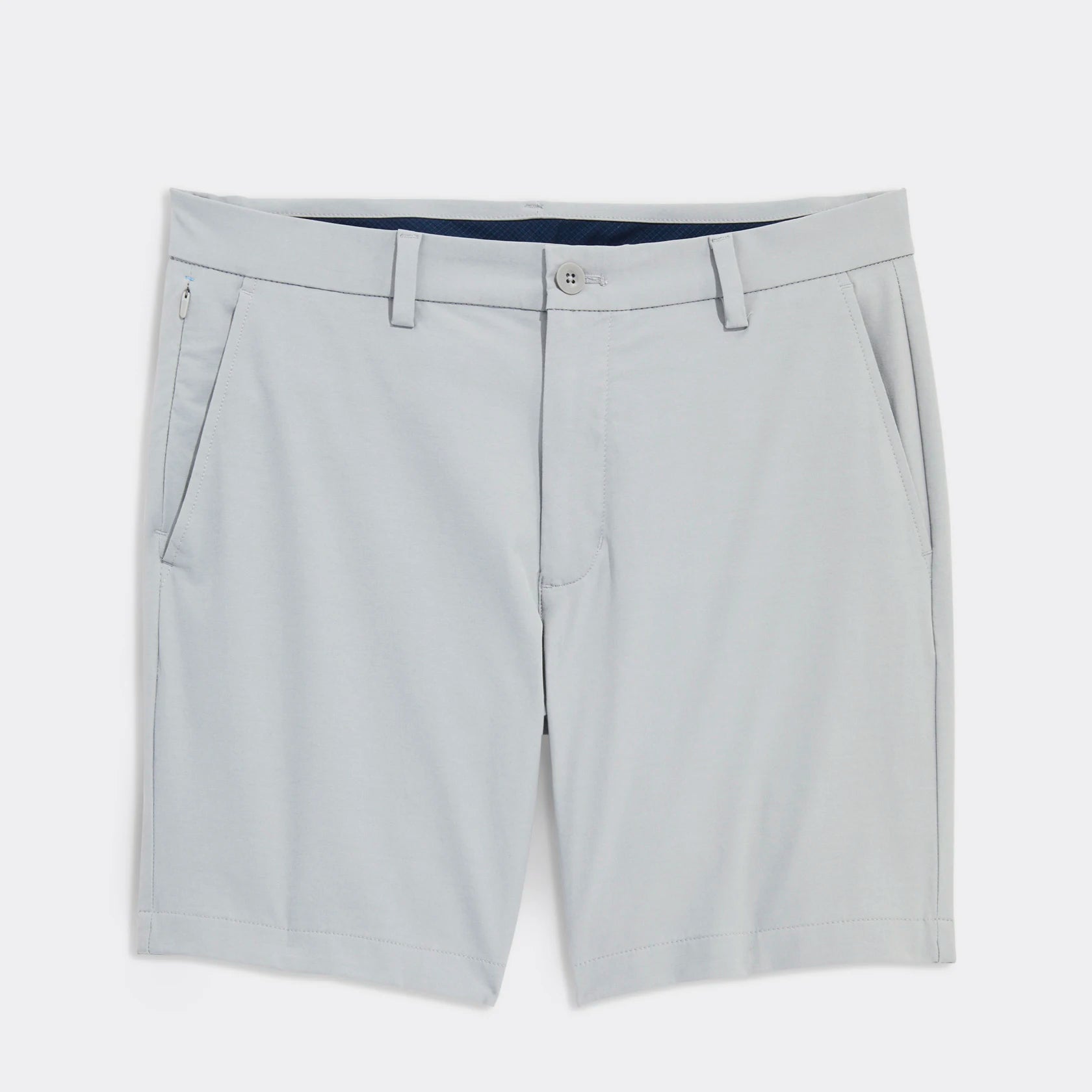 Men's Performance 7 Inch Shorts Solid Color Button Closure Golf Shorts With Pockets