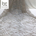 2026 New Collection Fashion Model Glitter Lace Fabric Bridal
