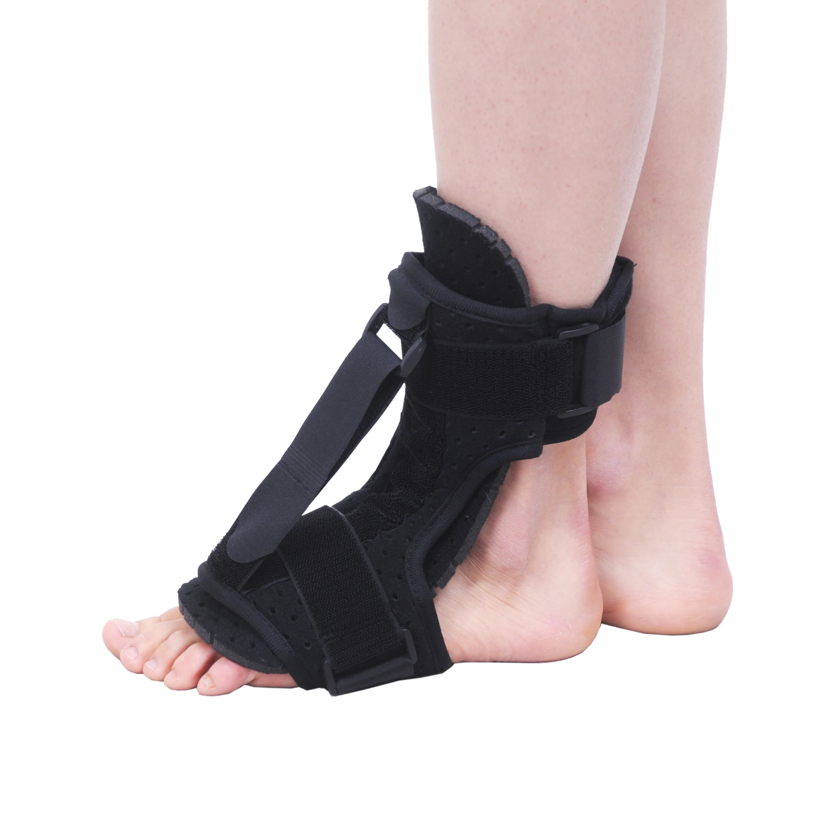 Adjustable Orthotic Plantar Fasciitis Ankle Support Foot Drop Brace for Rehabilitation Protective Foot Drop Brace