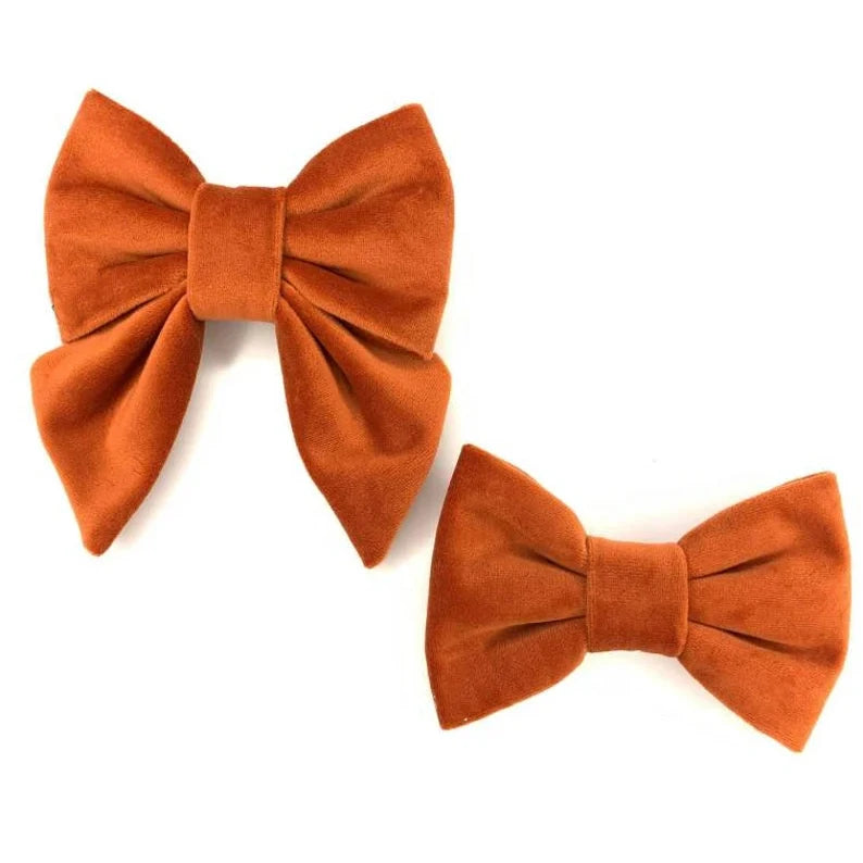 New Style Pet Dog Hair Bows Hairpin Accessories Elastic Belt Dog Grooming Removable Bow With Collar Available