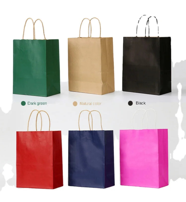 Custom Eco-friendly PET+PE Takeaway and Gift Bags with Recycled Materials for Socks Shoes Fur Clothing Milk Tea Packaging