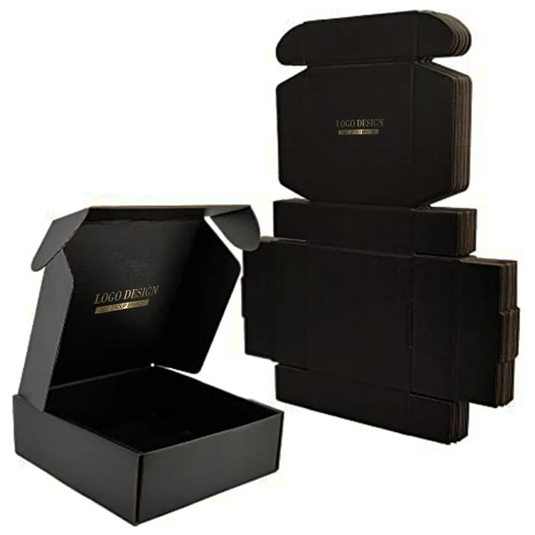 Black Mailer Boxes Wholesale Custom Packaging Paper Boxes