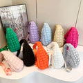 2024 Latest Design Vintage Nylon Lightweight Ladies Casual Crossbody Wrinkle Quilted Puffy Sling Bag