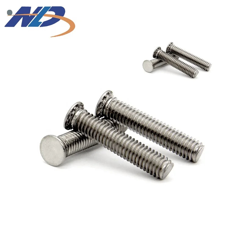 NLD Zinc-aluminum Coated Zinc Plated Pressure Riveting FHS M8 M10 Self Clinching Stud Screw