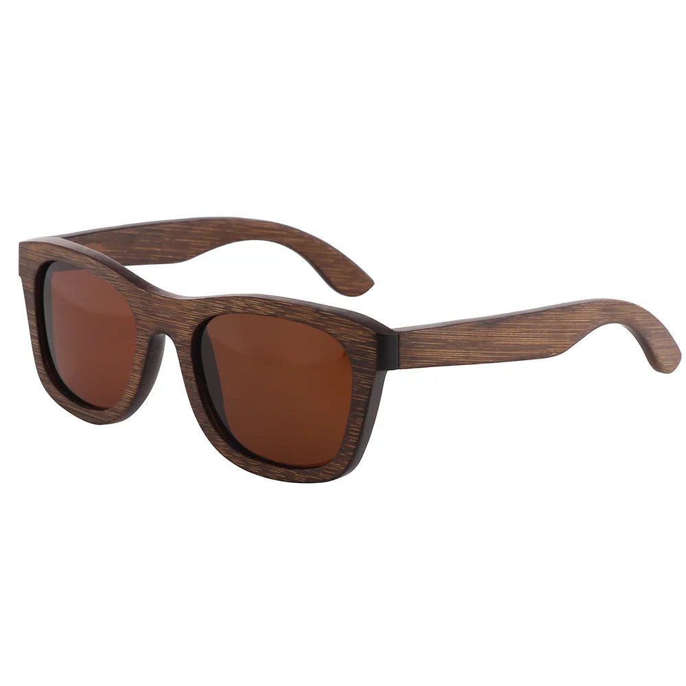 Direct Men Bamboo Wooden Sunglasses Customisable Wholesale Man 2025 Gafas Bambu Popular Sunglass
