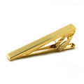 Wholesale Custom Mens Shirt Accessory Brushed Gold Silver Tie Clips with Fashion Lines for Tuxedo Jewelry Wedding Gifts