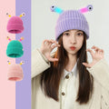 Wholesale Custom Quirky Glowing Tentacles Winter Warm Wool Cap Macaroon Color Knitted Beanies Hat