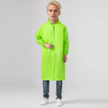 Free Sample Custom logo Printed Qingya PEVA Emergency Hooded Disposable Transparent Rain Poncho for Promotion MegaBDM