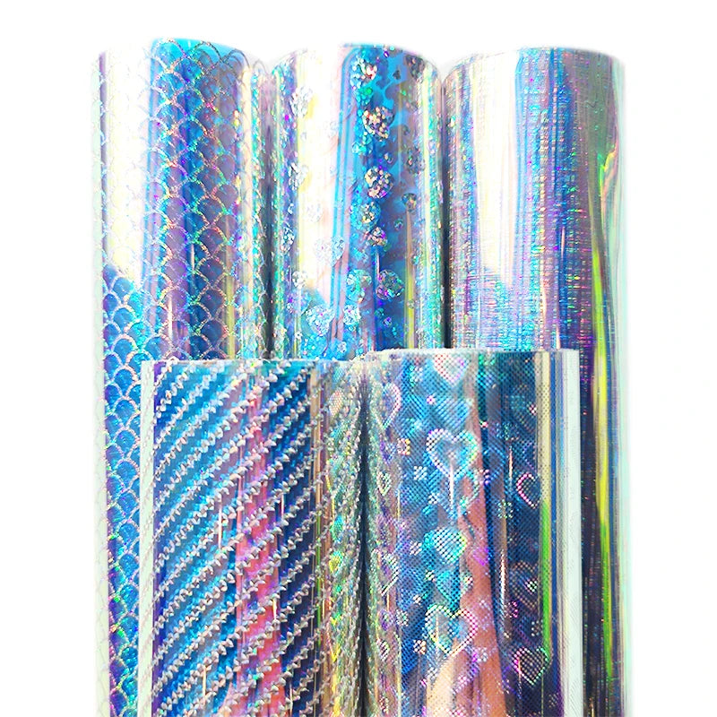Thickness 0.5MM Waterproof Blue Laser Pattern TPU for Making Phone case and Makeup Bag and coaster TPU Film