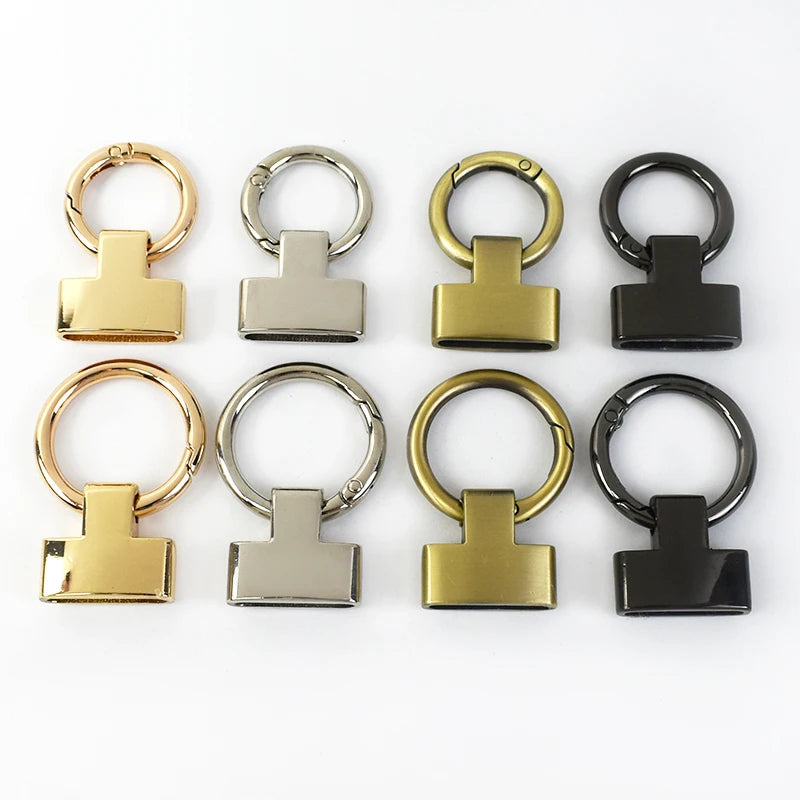Meetee DY909 Hanging Bell Car Key Chain Bag Hardware Accessories Wear Spring Ring Decorative Connection Buckle