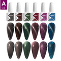 JTING Hot Sale 6Colors/set Nail Box UV LED Manicure Gel Varnish Set Semi Permanent UV Gel Nail Polish Kit OEM Private Label