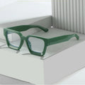 Jiuling Eyewear Custom logo Ins Style Candy Color Computer Eye Glasses Thick Plastic Frame square Anti Blue Light Glasses Frame