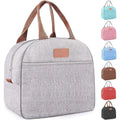 Small Leakproof Cooler Food Lunch Containers Reusable High Capacity Lunch Tote Bags for Work Travel Outdoor