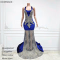Ocstrade Elegant Maxi Dress Patchwork Female Clothes New Drawing Strings Para Mujeres Dresses Women Lady Elegant Party Evening