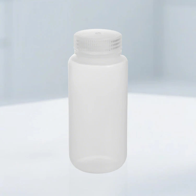 JSBIO 500ML 16.9oz Wide-mouth Translucent PP Can High Temperature Autoclave Sterilization Vials Plastic Reagent Bottles