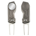Portable Custom Golf Divot Repair Tool Magnetic Metal Stamped Ball Marker for Convenient Greens Maintenance
