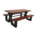 Commercial Garden Picnic Table Chair Set Park Outdoor Patio Restaurant Wooden Picnic Table Bench