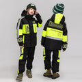 Children's Winter Ski Suit Waterproof Jacket & Pants with Reflective Feature Breathable Snowboarding Clothing for Boys & Girls