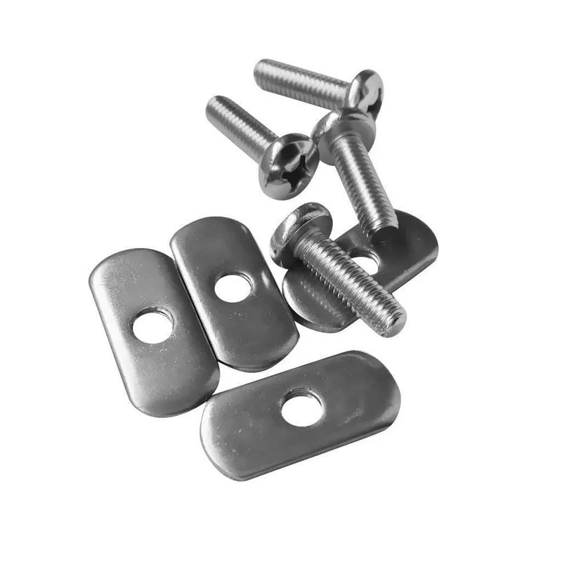 M5 M6 M10 Stainless Steel Screws and Round Oval Nuts for Kayak Track / Rail Screw Nut