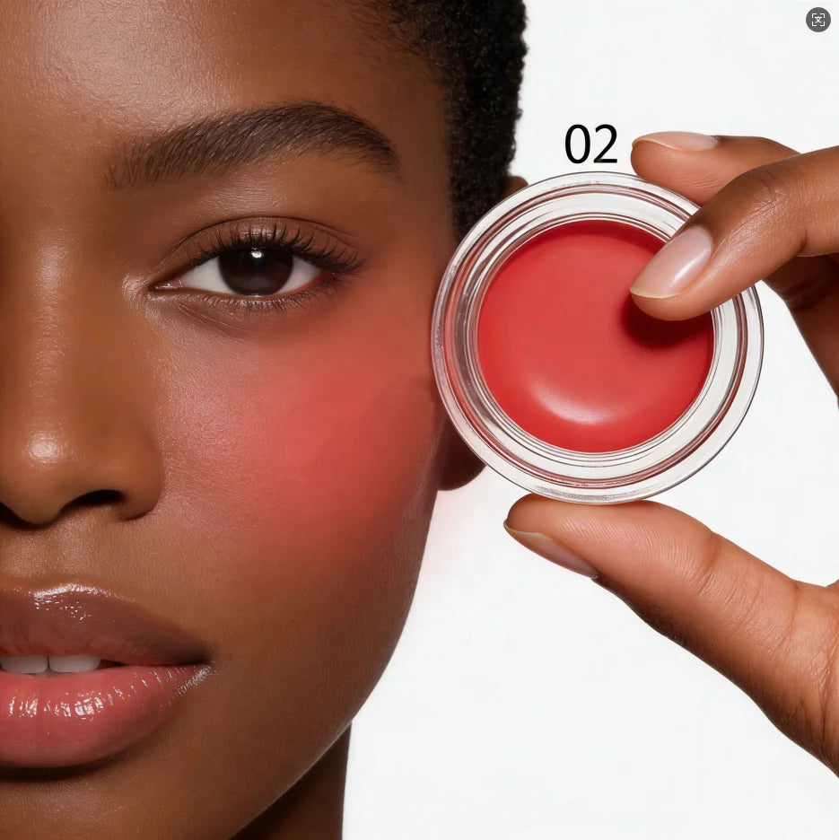 Wholesale Private Label Matte Check Blush Palette Single Color Waterproof Cream Face Makeup Women Light Fair Dark Mineral Any