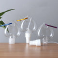 50ml PETG Bottle with Carabier Mist Sprayer Flip Cap Heart Shaped Plastic Bottles for Liquid Soap and Screen Printing