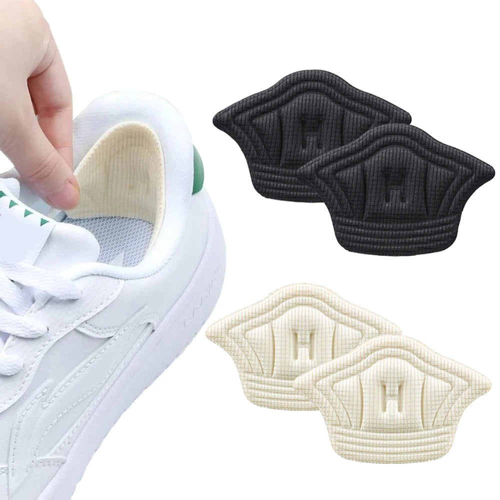 2pcs Insoles Patch Heel Pads for Sport Shoes Pain Relief Antiwear Feet Pad Protector Back Sticker
