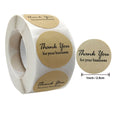 Thank You for Your Order Stickersfor My Small Business Custom Printed Packaging Kraft Label Manufacturer