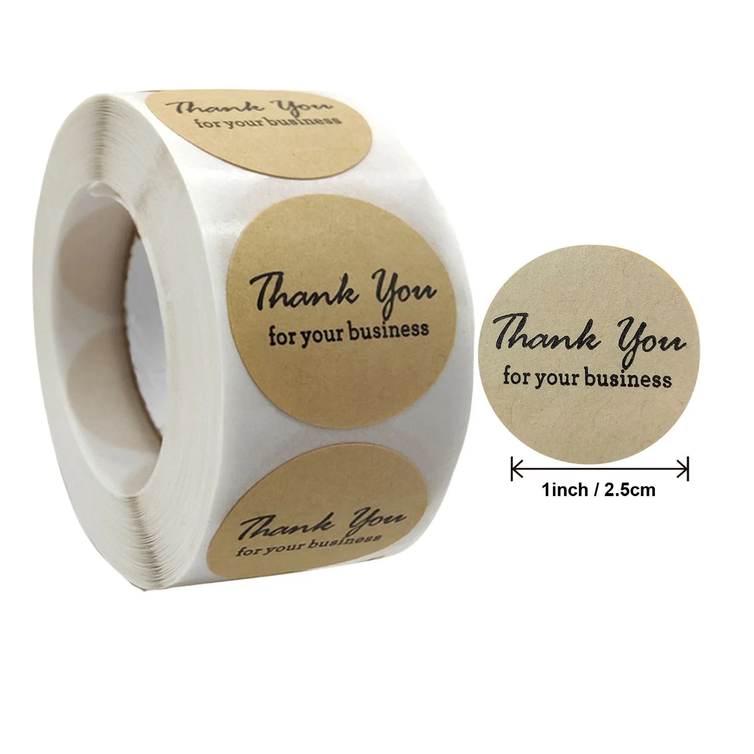 Thank You for Your Order Stickersfor My Small Business Custom Printed Packaging Kraft Label Manufacturer