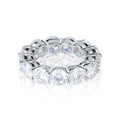 Hot Selling Pass Diamond Tester 925 Sterling Silver VVS GRA Certified Moissanite Diamond Hip Hop Bling Tennis Ring Jewelry