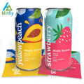 Minfly Digital Design Printing Heat PVC PET Wrap Shrink Sleeve Label Roll Beer Cans/Juice Bottle Shrink Label