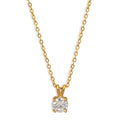 Fashion Jewelry Necklaces Korean Style Clavicle Chain Cold Single Diamond Chain Stainless Steel 18k Gold Zircon Necklace Jewelry