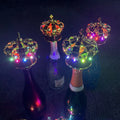 Popular Rechargeable LED Champagne Crown Cover Cap Topper LED Sparkler Light Bottle Service LED Strobe Baton for Party Bar