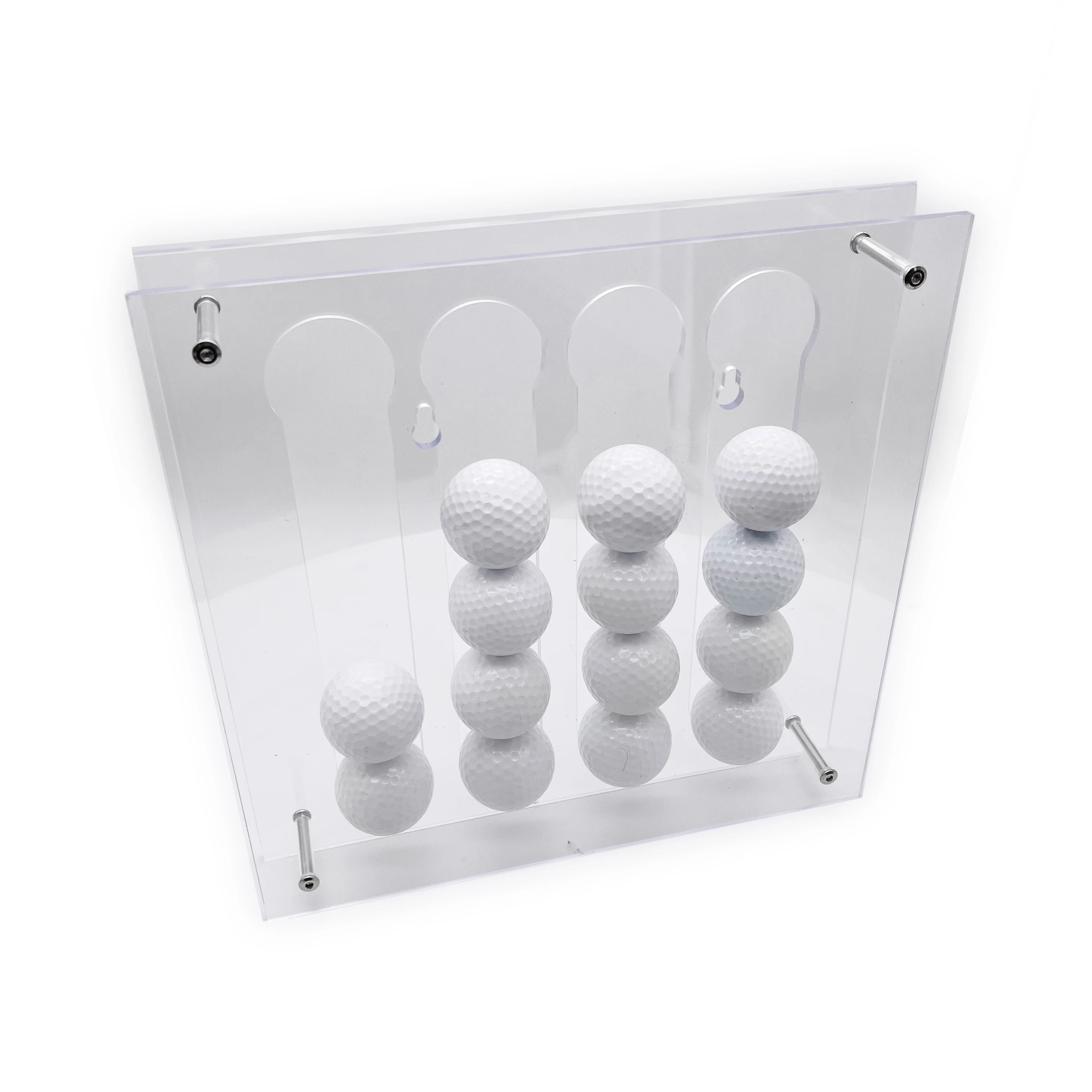 Acrylic Transparent Wall Mounted Golf Ball Display Case Stand Showcase Gift for Golfer Collectibles