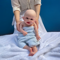Urchoice 19 Inch Whole Body Silicone Reborn Baby Doll Unpainted Diy Artist Collection for Parents Nursery Babycare Girl Toy